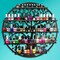 Sorbus Wall Mounted 5-Tier Nail Polish Rack Holder - Tree Silhouette Round Metal Salon Wall Art Display